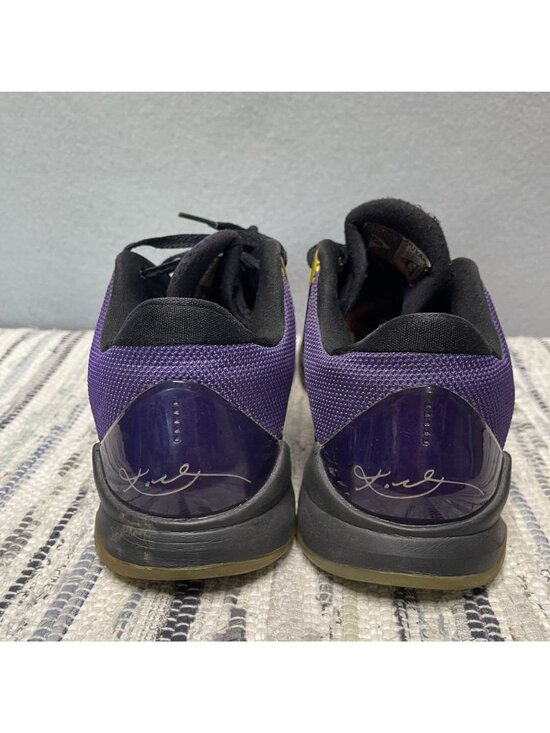 Nike Zoom Kobe 5 Playoff Carpe Diem Black Chrome Purple Mens Sneakers Size 9.5 main image 12